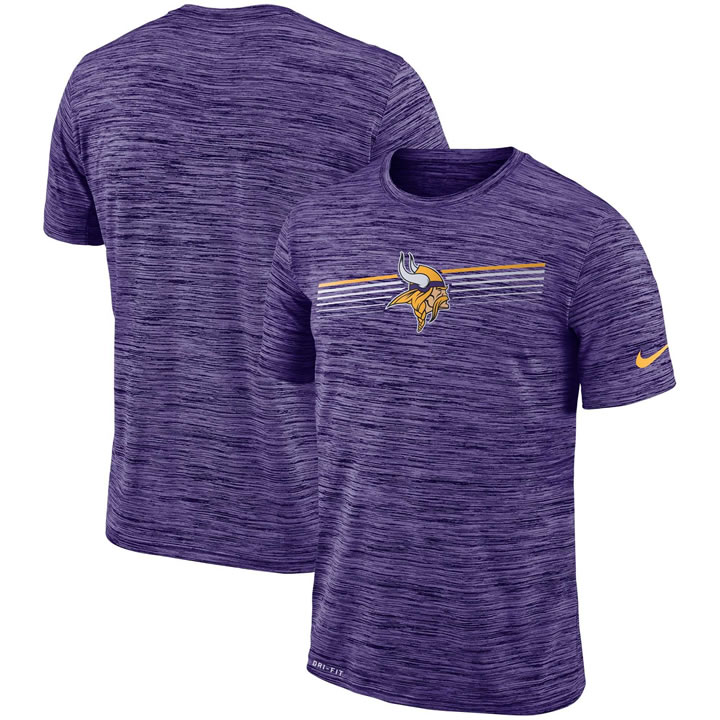 Minnesota Vikings Nike Sideline Velocity Performance T-Shirt Heathered Purple,We sell and wholesale Minnesota Vikings Nike Sideline Velocity Performance T-Shirt Heathered Purple on line form chian!